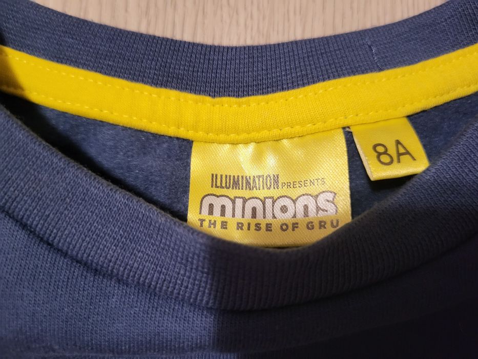 Bluza vatuita Minioni 8 ani