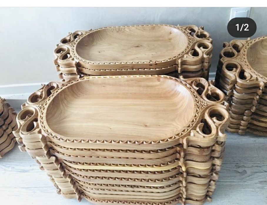 Астау той табақ ет табақ ағаш табақ астау набор