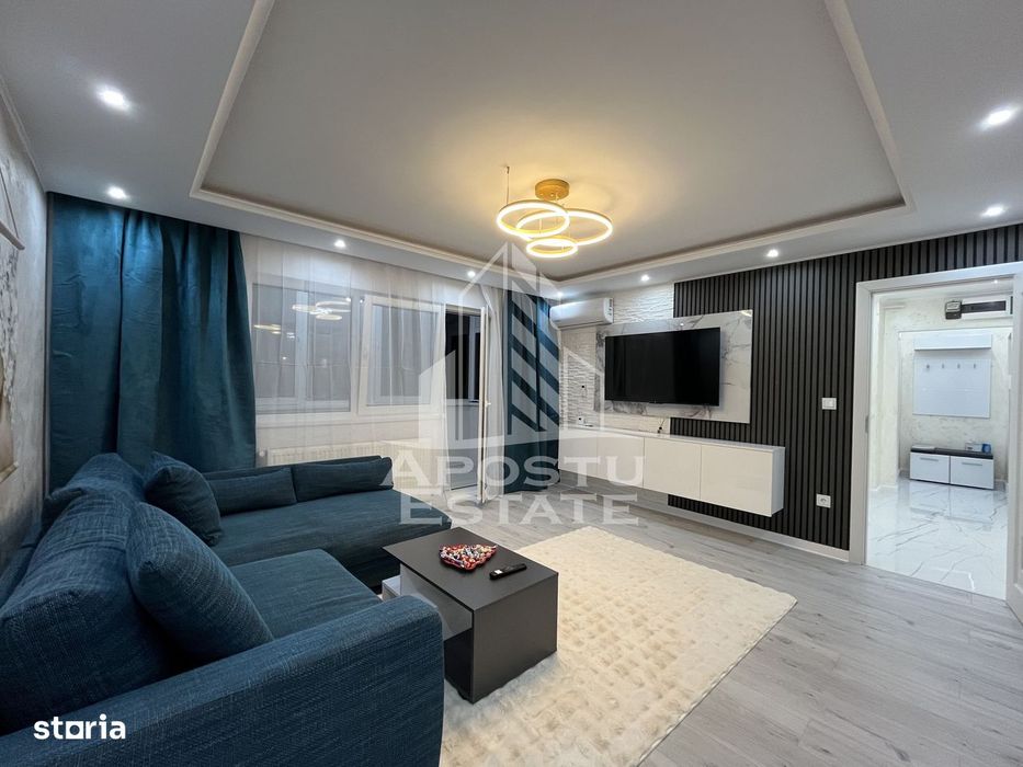 Apartament cu 3 camere, etajul 2, centrala proprie, renovat,Dambovita