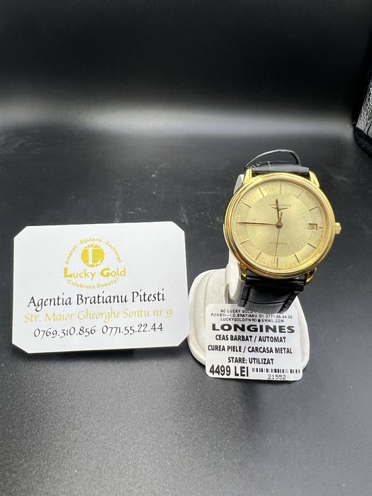Ceas aur  Longines  cod 21552