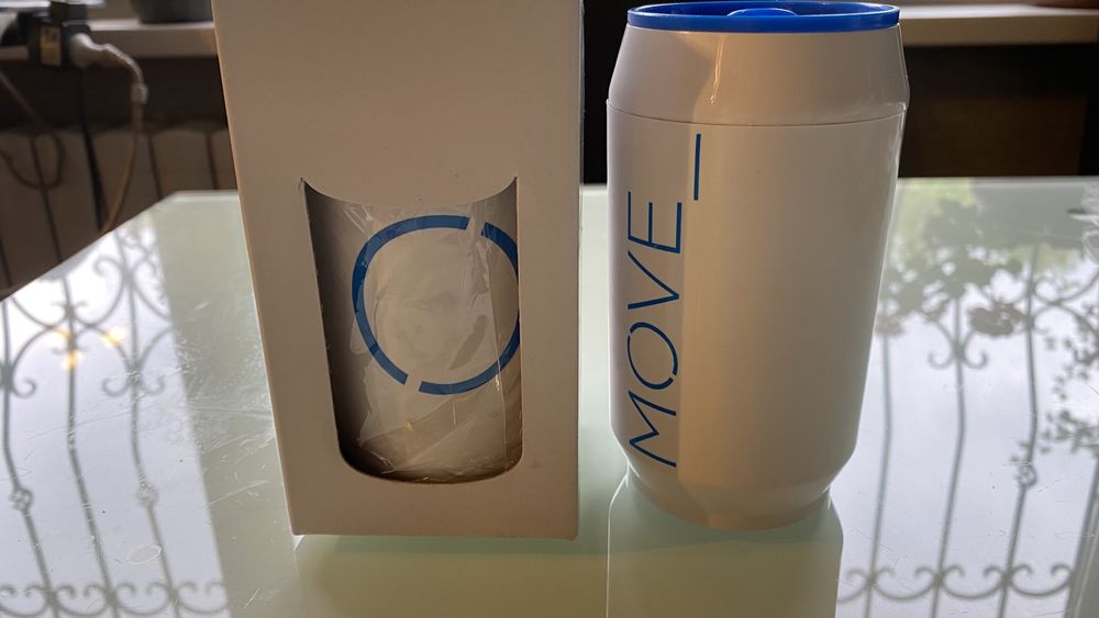 Термос в виде металлической банки