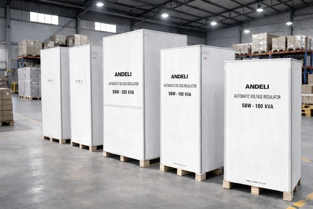 Стабилизатор напряжения 300 КВА. Андели SBW-300 КВА