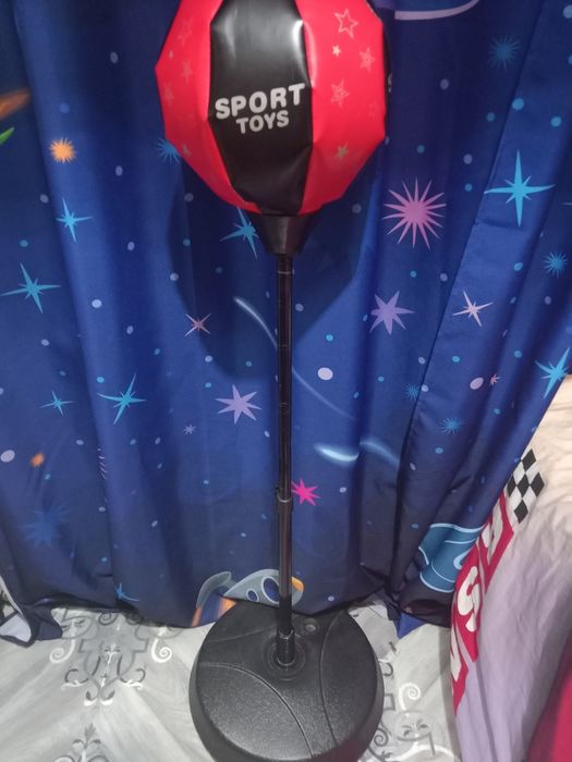 Детская груша с перчатками