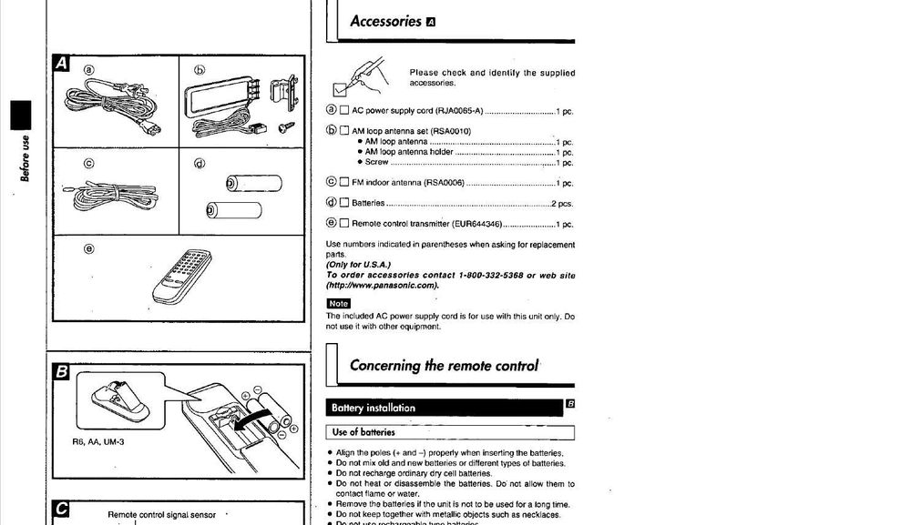 Technics SA-EX140 cu telecomanda