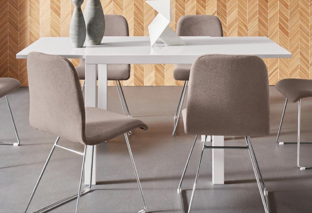 Masă extensibilă lemn masiv , 80-160 cm
