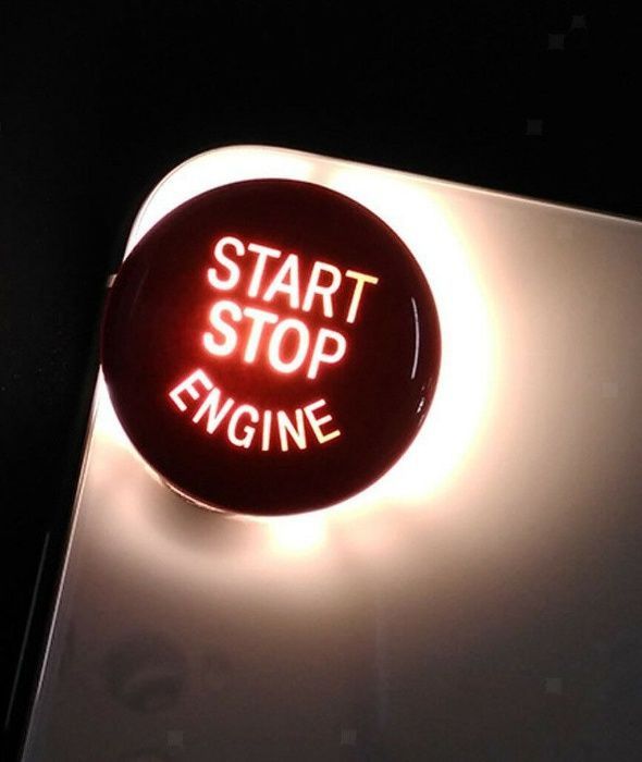 3D 3Д Стикер Старт-Стоп бутон БМВ BMW E60 E61 E70 E71 E87 E89 E90 Е91