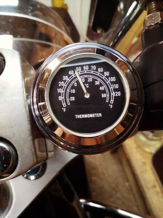 Ceas, termometru de ghidon moto motocicleta bicicleta trotineta