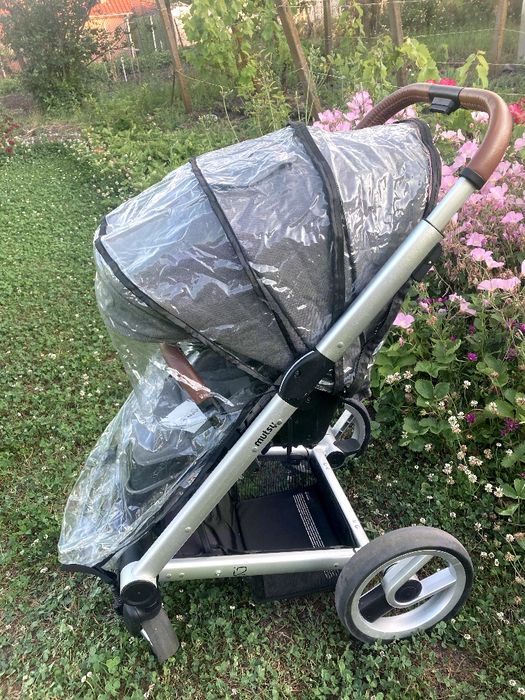 Бебешка количка Mutsy i2 (с 11 компонента) Heritage bright blue/stone