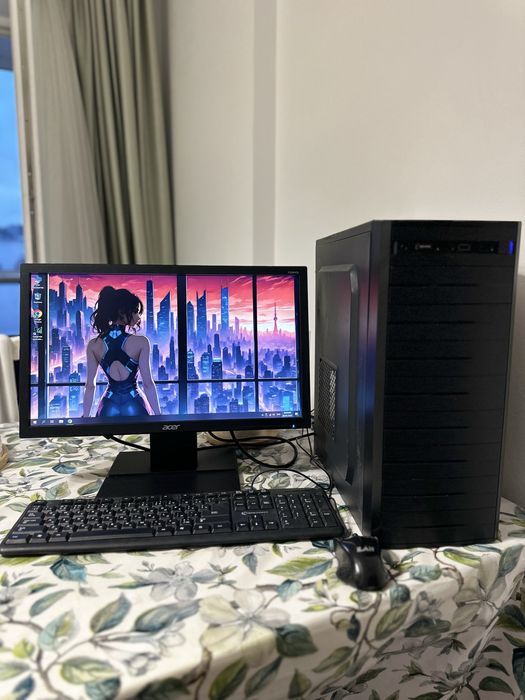 компьютер с принтером