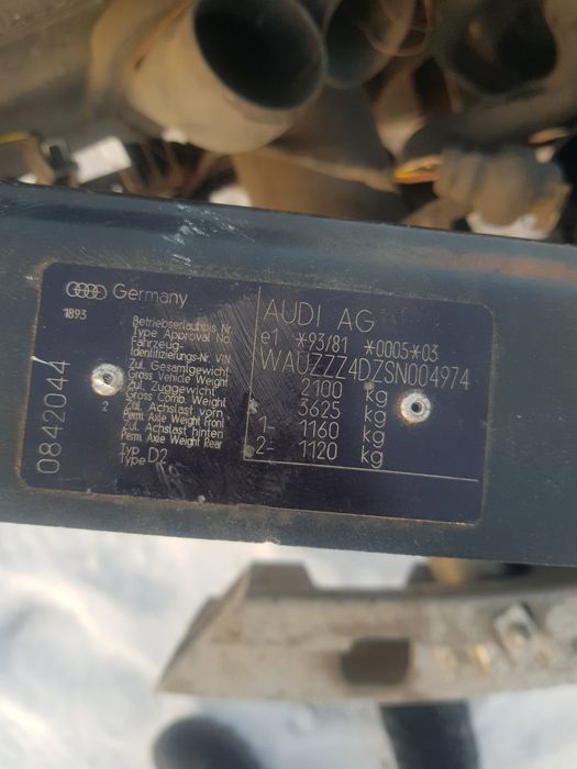 Audi  a8  2.8 автомат ауди а8 бензин ACK Двигатель