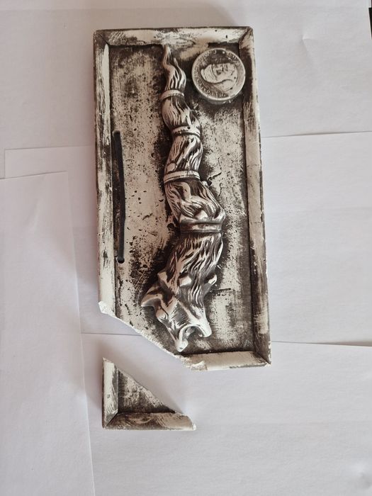 Lup dacic din ceramica produs handmade unicat