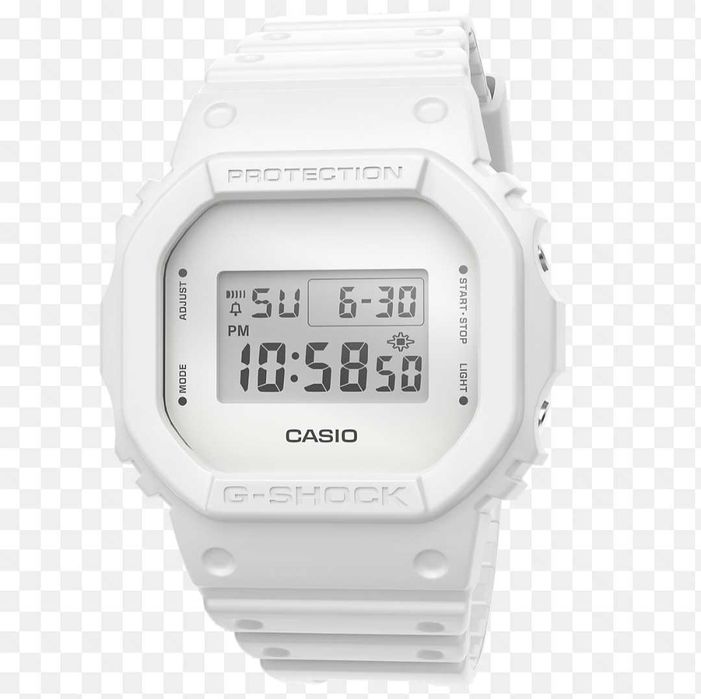 Ceas Casio g shock Classic dw5600 white, Nou, Garantie 2 ani