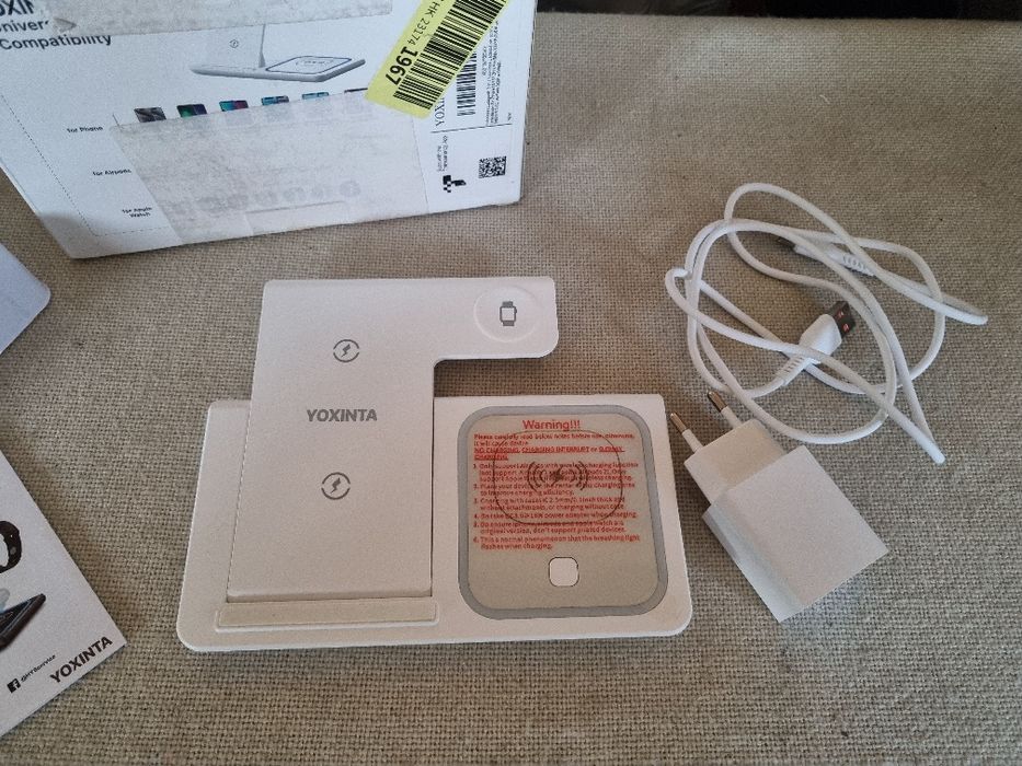 Incarcator Wireless Yoxinta 3 in 1. Nou.