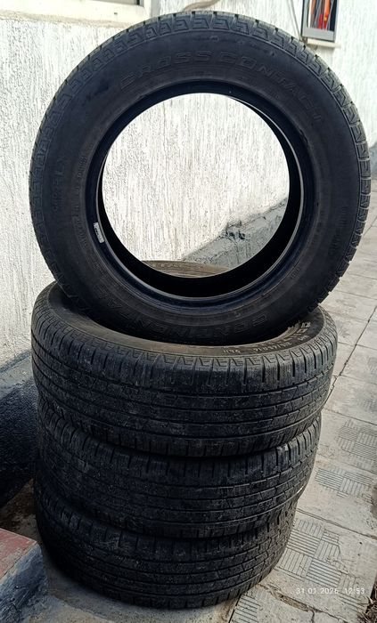 Шины, лето, 215/65/16, (Б/У), 4шт, Continental