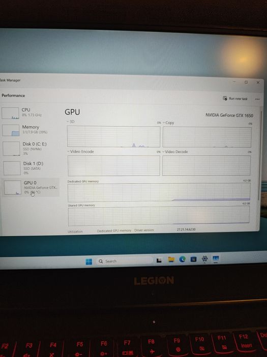 Lenovo Legion Y7000 GTX 1650 4GB/i5 9300H/768GB Stocare