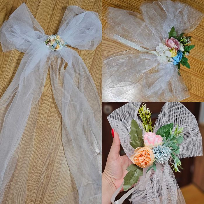 Лот от 3 сватбени украси за врата