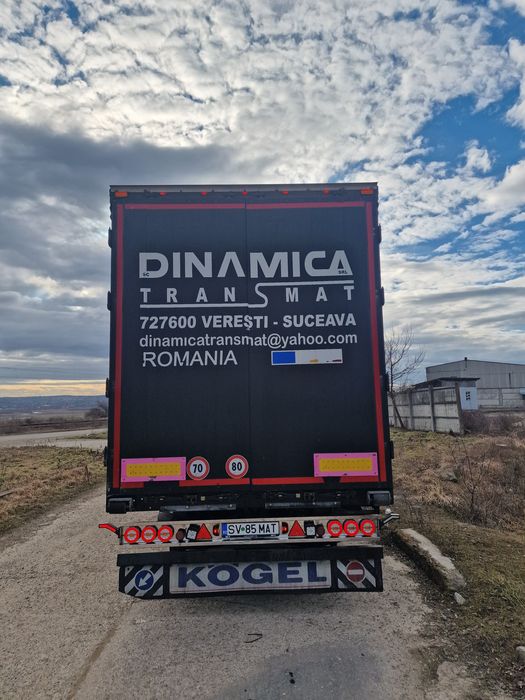 Vând Scania R450,decembrie 2016 și semiremorca Kogel 2017
