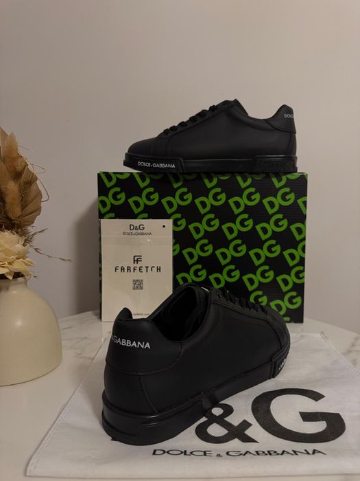 Tenesi/Papuci Dolce Gabbana Full Black