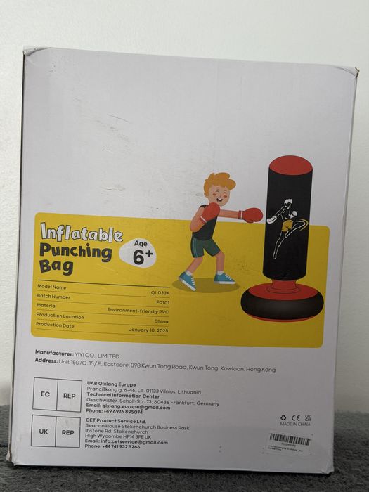 Sac de box gonflabil
