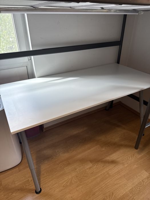 Birou de culoare alba ikea