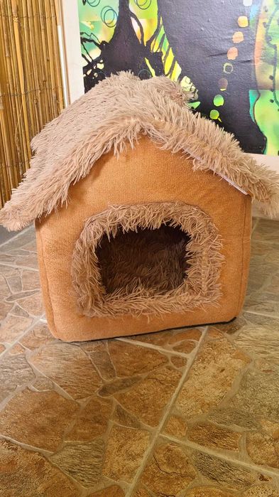 OFERTA! Casuta animale de companie / culcus caini si pisici LARGE noua