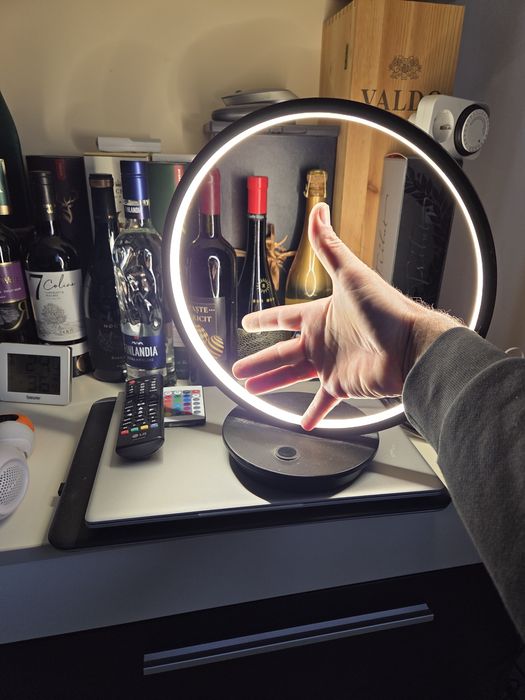 Veioza led  neagra birou camera