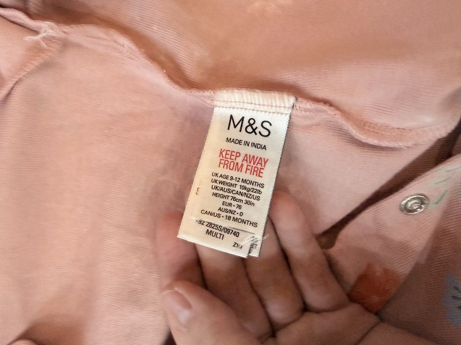 Слип на девочку Marks&Spencer 74-80 размер новый