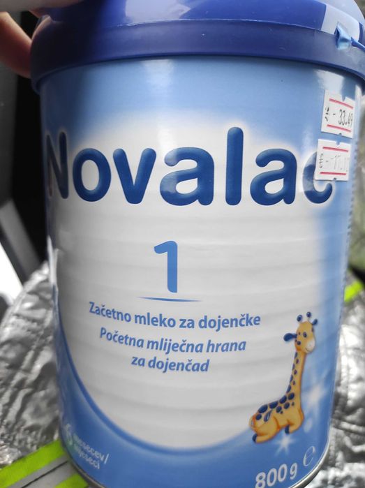 Novalac 1 Мляко за кърмачета от 0 до 6 месеца 800гр.