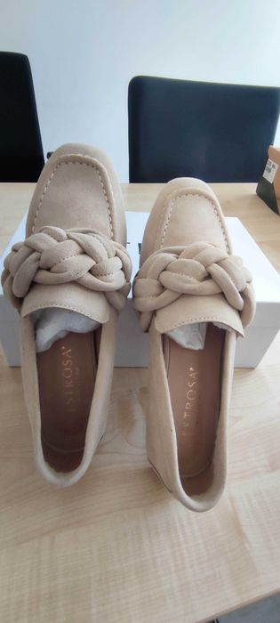 Италиански обувки велур Lestrosa 36 номер, нови