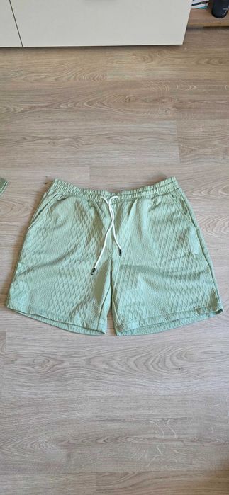 Комплект лятна риза + долнище в светлозелен цвят