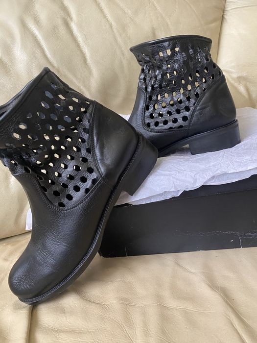 Zita Broolz дамски боти естествена кожа