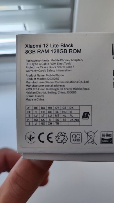 Смартфон Xiaomi 12 Lite 8 ГБ/128Гб