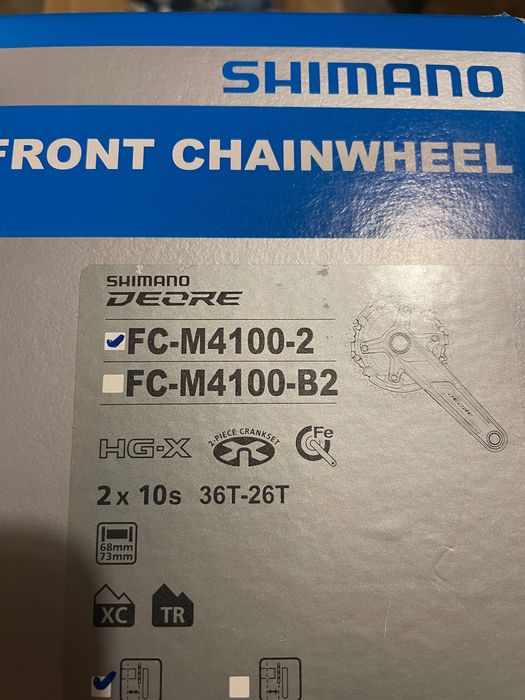 Нови плочи за курбели Deore 36T и26