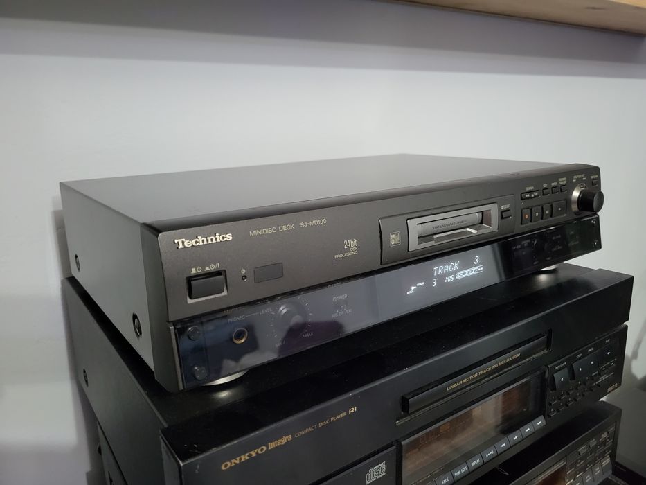 Technics minidisc sj-ms100,cd sl-ps620a,sl pg5
