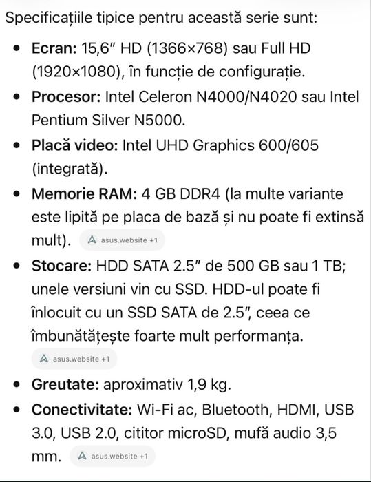 Laptop Asus Vivo Book 15