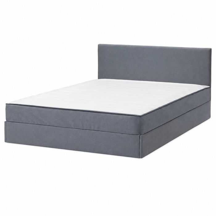 Cadru pat divan IKEA 140 x 200 cm fără saltea , utilizat gri in stare buna