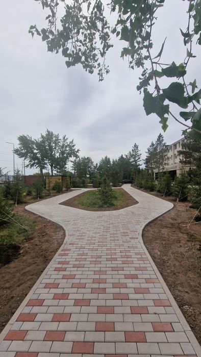 Укладка брусчатки