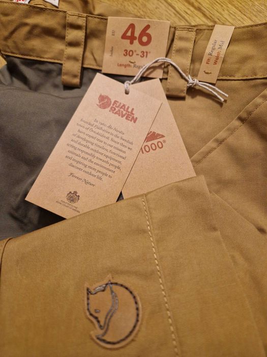 Pantaloni Fjallraven Vidda Pro G1000, mas 46 vanatoare, munte, pescuit