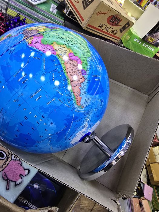 Большой Глобус на Английском языке. World Globe привозной из США