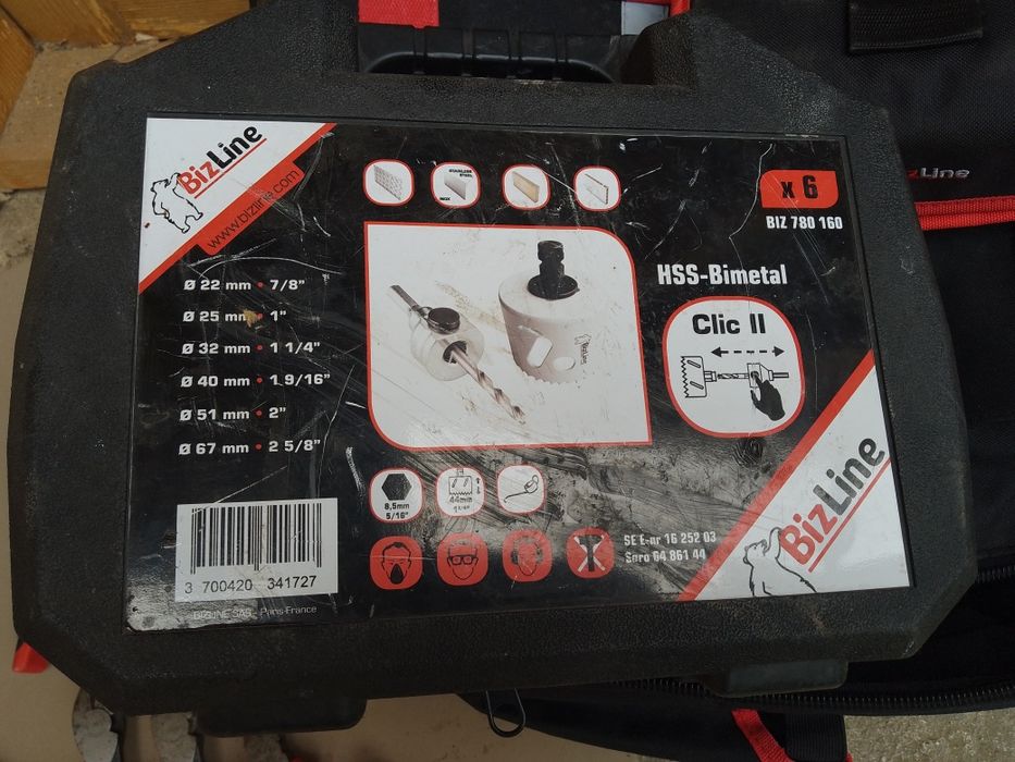 BizLine -раница и инструменти