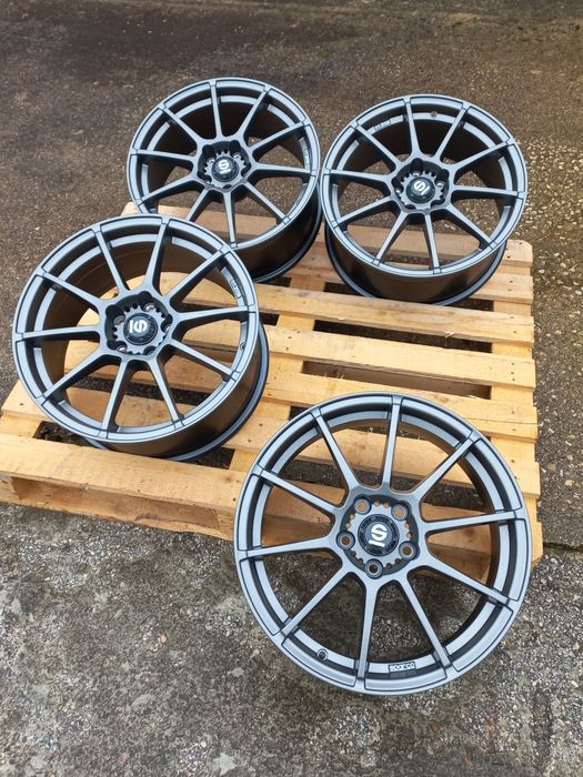 18"5×114.3 Sparco Gara Гънметал Мат 8j et35 Honda Mitsubushi Toyota Maz