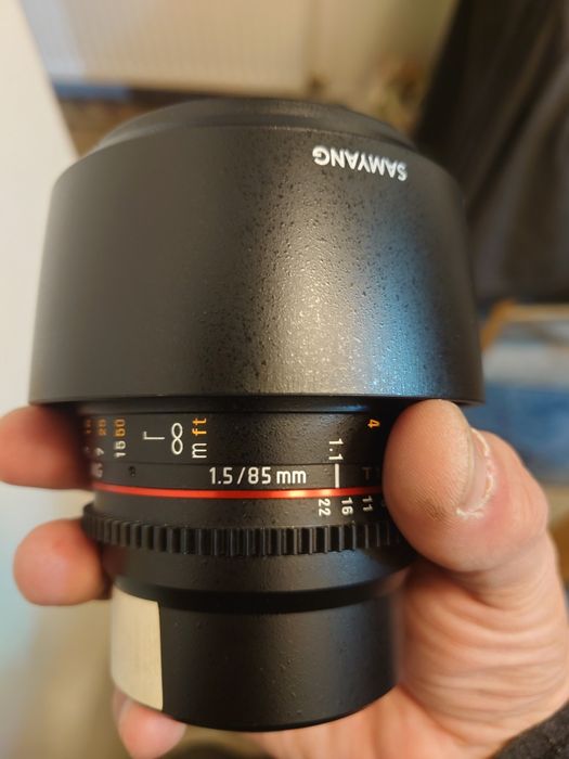 Obiectiv mft samyang 85mm f1,5