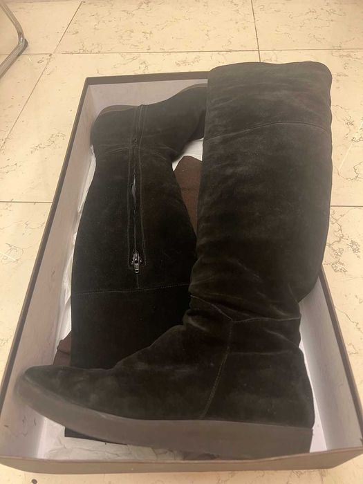 Черни Дамски Ботуши - Нови