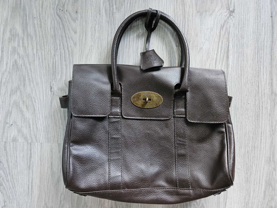 Mulberry Bayswater дамска чанта естествена кожа