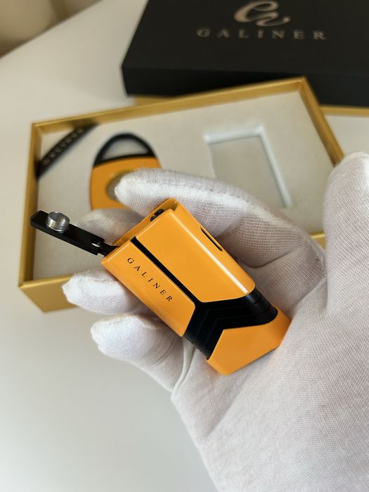 Комплект GALINER – запалка с 2 джет пламъка и резачка за пури