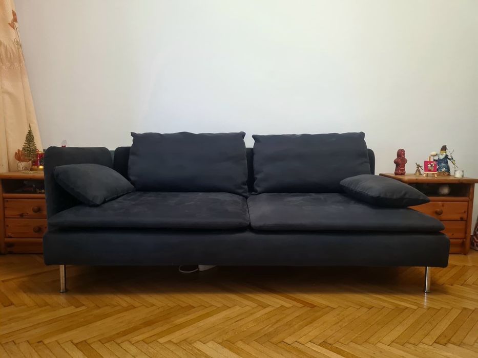 Canapea ikea soderhamn 3 locuri neagra