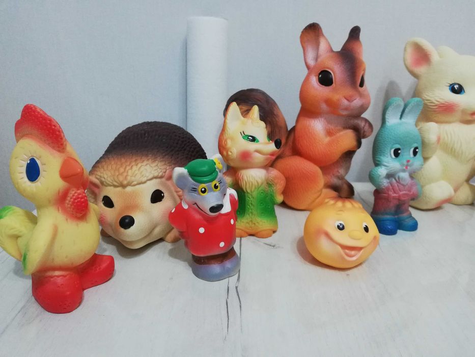Игрушки резиновые новые