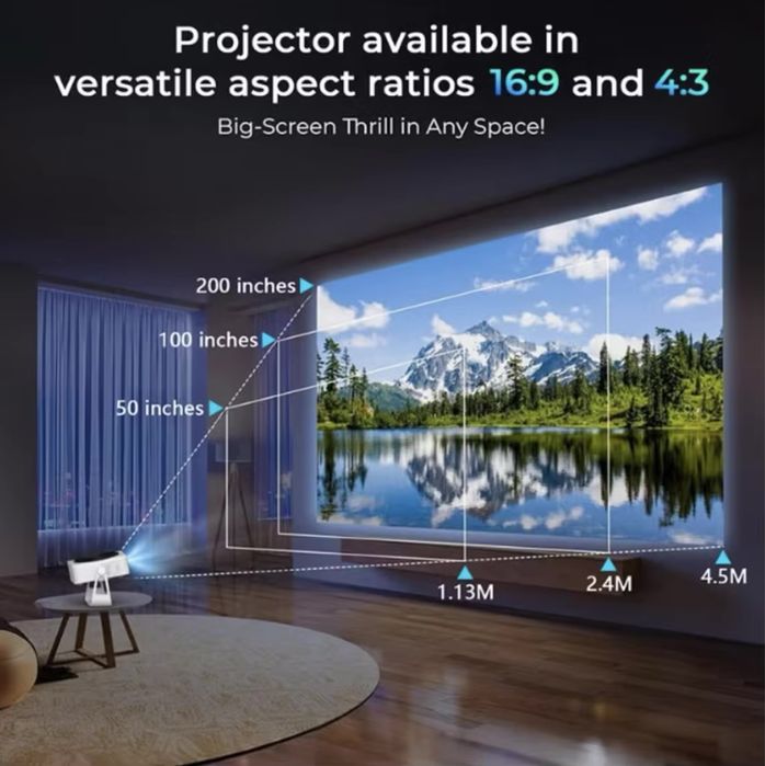 Proektor p7 ultra uyingizni kinoteatrga aylantiring