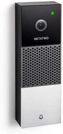Sonerie video inteligentă Netatmo NDB-DE, Wi-Fi, audio în 2 direcții