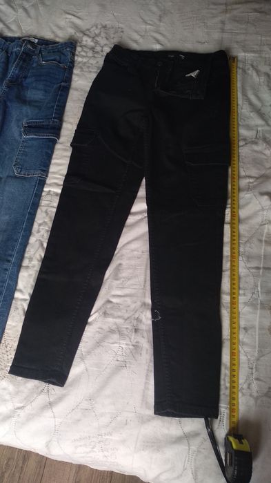 2 бр.дънки син и черен размер 34